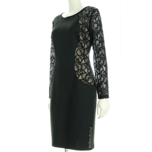 BLACK SEXY COCKTAIL DRESS SZ 6 - Picture 3 of 5